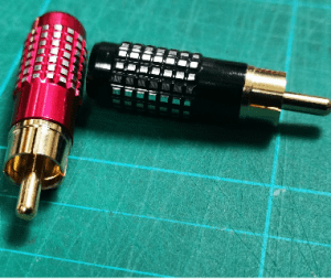 Budget metal phono connectors