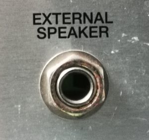 External speaker socket